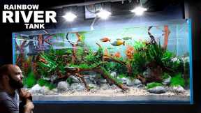 The Rainbowfish River Tank: EPIC 4ft Aquascape Tutorial