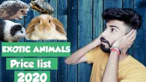Exotic pets ka shouk hai toh prices jaan le | Exotic pets | popular pet prices in India 2020