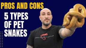 PROS AND CONS of 5 Most Common Pet Snakes