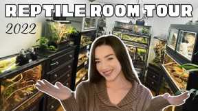 2022 REPTILE ROOM TOUR | Snakes, Lizards, Spiders & More