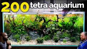 The Tetra Jungle Aquarium: EPIC 4ft 200 Fish Tank (Aquascape Tutorial)
