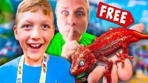 Surprising A Random Kid With His Dream Reptile!