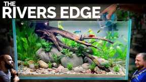 Rainbow Rivers Edge: EPIC 3ft Aquarium Natural Style (Aquascape Tutorial)