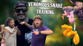 I'm a teacher now?  (Venomous Snake Training) with @TylerNolan