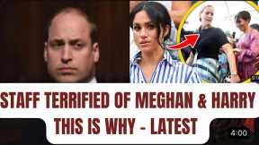 STAFF TERRIFIED OF HARRY & MEGHAN  HERE IS WHY - LATEST #royal  #meghanmarkle #meghanandharry