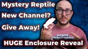 I made a 1200 Gallon Snake Enclosure! Revealing Mystery Reptile and a New Channel!?