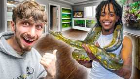Epic Reptile Room Tour- Jay and Melisa!!
