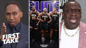 FIRST TAKE | Kevin Durant in Phoenix is a problem - Stephen A. & Shannon: Suns should break up Big 3