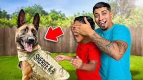 New Dog Surprise *Police Trained*
