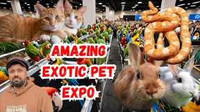Touring the Craziest Exotic Pets Expo EVER!