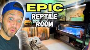 The COOLEST Reptile Room in THE WORLD!!!