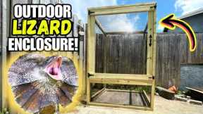 Building an Outdoor Lizard Enclosure for my FRILLED DRAGON! (Tutorial)