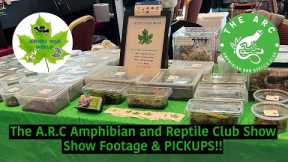 The A.R.C Amphibian and Reptile Club Show!! Show Footage & PICKUPS!!