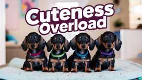 DACHSHUND Puppies Are SO Adorable | Dog Barking Sound