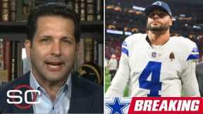 Adam Schefter BREAKING: Cowboys QB Dak Prescott might need season-ending surgery on hamstring