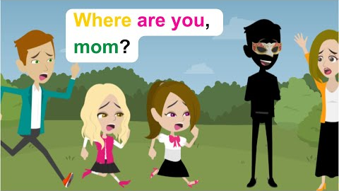 Ella has to find her mother - Funny English Animated Story - Ella English