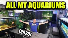 ALL MY FISH TANKS! FULL AQUARIUM GALLERY TOUR   THE KING OF DIY