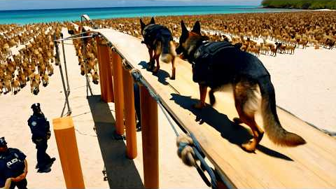 Top BEST Dog Training Techniques , Training Dogs for Sea Combat. #dogtraining #germanshepherd