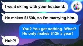 【Apple】An acquaintance sets her sights on my husband and his fortune... or so she things LOL.