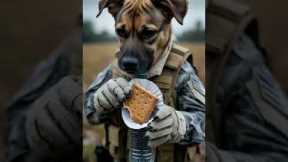 Poor Puppy Resting Beside Sandbags  #dog #pets #poor #cute #puppy #funny
