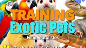 Training Exotic Pets: Techniques and Challenges