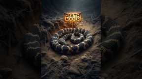 Why the Death Adder is the Smartest Snake #facts #animalfacts #shorts
