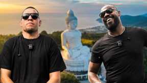 Nate Diaz links with Jon Jones in Thailand
