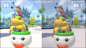 Mario 3D World BOWSER'S FURY Nintendo SWITCH 2 vs 1 comparison