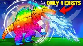 I Got World's ONLY Frozen Rainbow Spinosaurus to exist on Grow a Garden (ONLY 1 EXISTS)