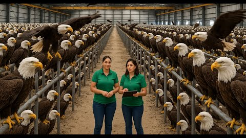 Eagle Mega Factory – The Full Process Behind Modern Eagle Farming