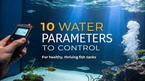 10 Aquarium Water Parameters to Control for Healthy Fish Tanks