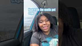 We went to the exotic pet expo #exoticpet #snakes #fun #exhibition