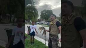 😱🦎KID GETS BIT BY IGUANA🦎😱 I love being able to show the next generation these beautiful