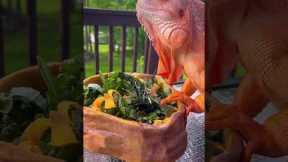 Lunch for dragon 🧡 #dragon #lizard #reptile #orange #iguana #pet