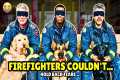 Blindfolded Firefighters Let Shelter