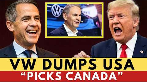 1 MIN AGO: Volkswagen Ditches US, Builds $7B Gigafactory in Canada as Trump's Tariffs BACKFIRE