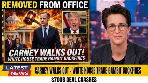 1 MIN AGO: Carney WALKS OUT — White House Trade Gambit BACKFIRES, $700B Deal Crashes