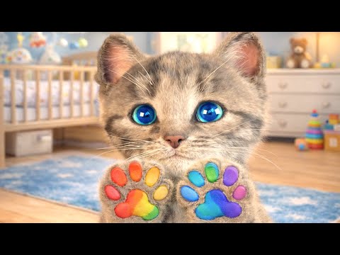Funny Cat Little Kitten Adventure - Play Fun Pet Care Best Learning cartoons Videos for babies #1360