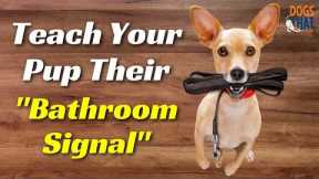 🐾How To Teach Your Puppy To Tell You They Need To Go Outside To Potty Housetraining Tip🐾