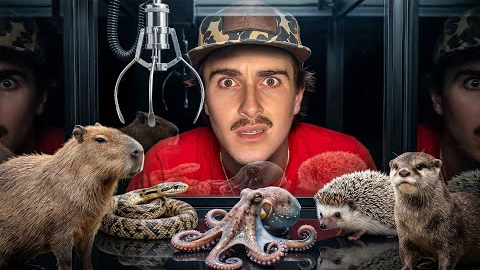 I Bought a Live Animal Claw Machine! 