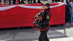 Police Dog’s First Day… He Needed a Lift 😂🐕🔥